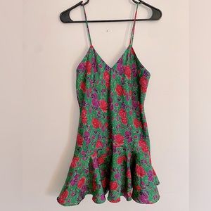 Vintage RARE Floral Gold Label VIctoria’s Secret Slip